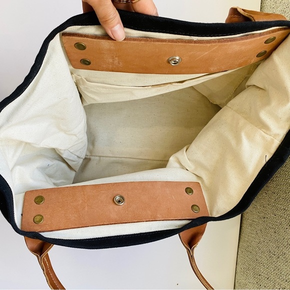 NEW Aria canvas leather tote bag - Picture 3 of 9